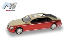 Herpa 87MC000034 - H0 - Maybach 62S - rot/gold